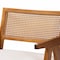 Baxton Studio Jetsam Japandi Cream Boucle Fabric and Walnut Brown Finished Wood Arm Chair 243-13563-ZORO - alternate 3